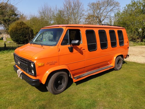 1987 Chevrolet G20 day van/camper with lpg conversion In vendita