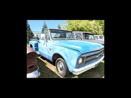 1967 Chevy C/K 10 Step~Side Pick Up Truck Blue Project $4.8k In vendita