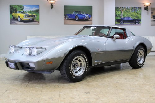 2475 1978 Corvette C3 L82 Silver Anniversary 350 V8 Auto In vendita