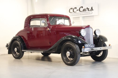 1933 Rare Chevrolet Coupe 3,3! For Sale