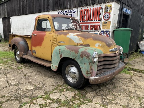 1953 Chevy 3100 Pickup, 5-window, project, UK registered For Sale