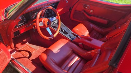 Red L82 Corvette