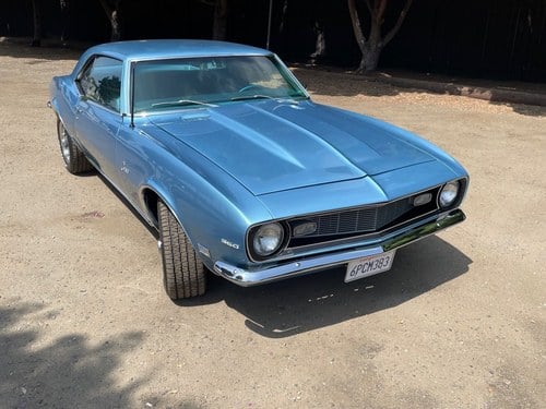 1968 Camaro Coupe - Fresh stong 350 Auto AC PS PB Blue $49.9 For Sale