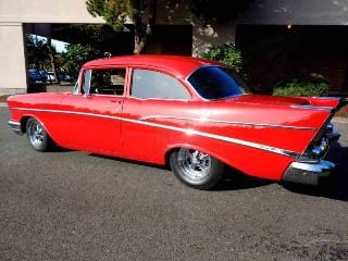 1957 Chevrolet 210 Coupe RestoMod 383(~)350 many mods $68.9k For Sale
