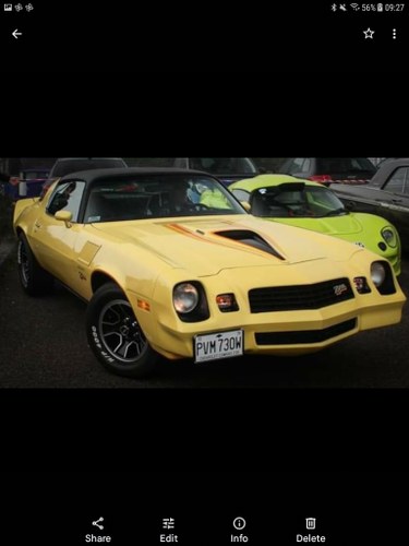 1978 Camaro Z28 coupe 350 V8. VERKAUFT