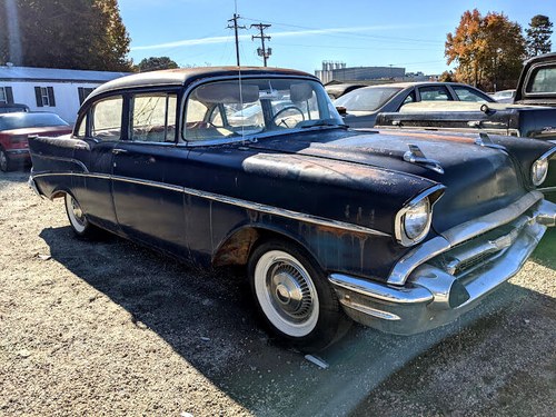 1957 Chevrolet Bel Air HardTop Patina Blue Project needs TLC For Sale