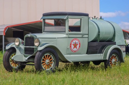 1927 Chevrolet Texaco Tanker Truck Full Restored LHD Green In vendita