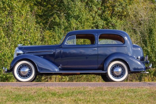 1936 Chevrolet Master Deluxe Town Sedan Navy(~)Tan For Sale