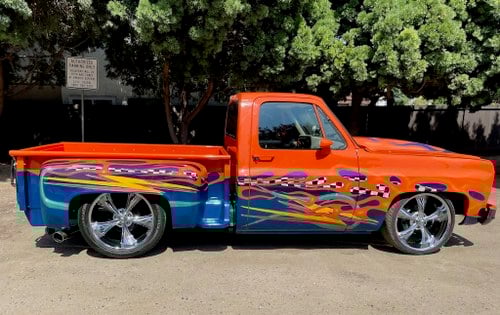 1976 Chevy C10 Pick Up Truck Step~Side custom mods cool off For Sale