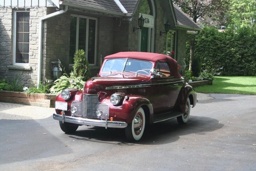 1940 Chevrolet Special Deluxe convertible SOLD
