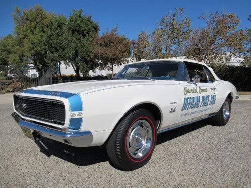 1967 CHEVROLET CAMARO SS/RS 396 PACE CAR For Sale