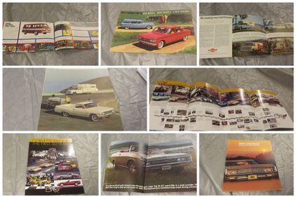 Picture of chevrolet original brochures and trucks