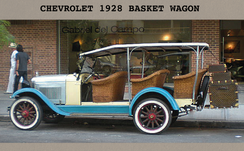 1928 Chevrolet Basket Wagon Custom Made for Hunting in Patagonia For Sale