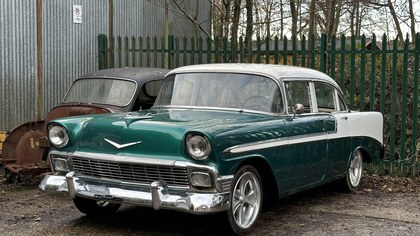 Chevy bel air 1956 runs and drives, needs interior. Swap px
