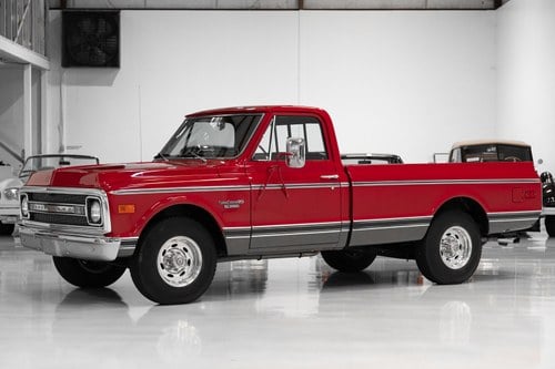 1969 CHEVROLET C20 CUSTOM CAMPER FLEETSIDE PICKUP SOLD