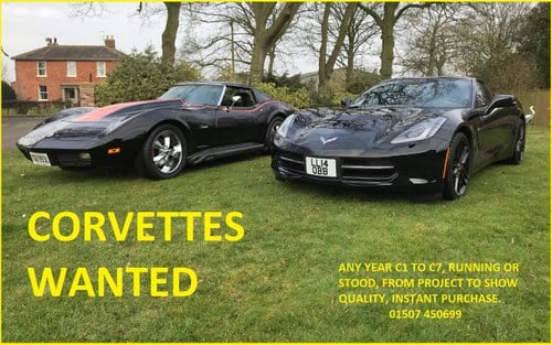 2025 CHEVROLET CORVETTE WANTED ANY YEAR, ANY ORDER, C1 THRU TO C8 À venda