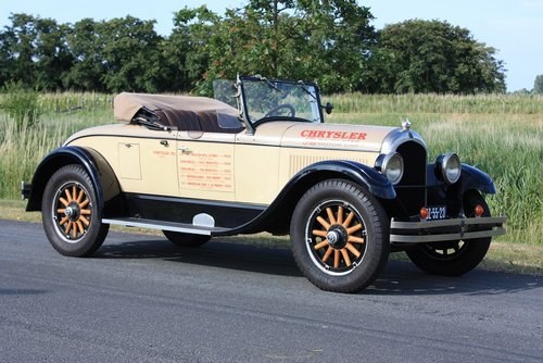 Chrysler B70 Roadster 1924 , ready to go ! For Sale