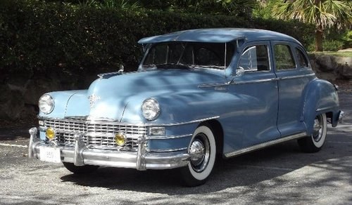 1946 Chrysler Windsor Sedan = Clean Blue ALL ORIGINAL $13.9k For Sale