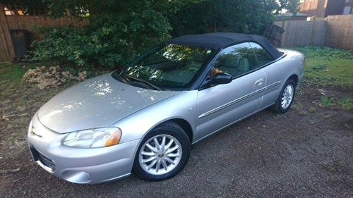 2002 Convertible Chrysler 2.7l V6 LXi. American Import SOLD