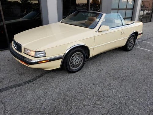 1989 Chrysler TC By Maserati Convertible Mint 2 Tops $5.9k For Sale