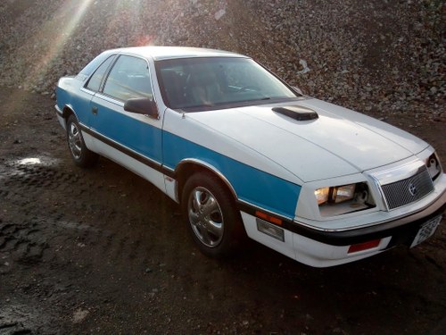 1986 Chrysler Lebaron Turbo  For Sale