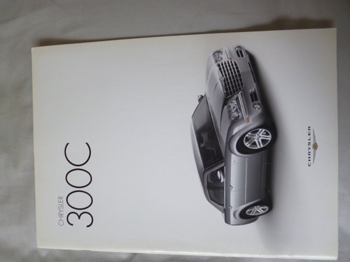 Chrysler 300C UK Sales brochure  SOLD