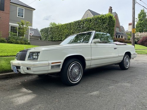 1982 Chrysler LeBaron Convertible In vendita all'asta