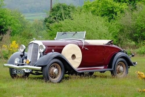1933 Chrysler Kew Roadster At ACA 17th June  In vendita
