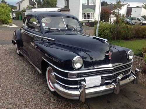 1947 Chrysler Windsor coupe In vendita