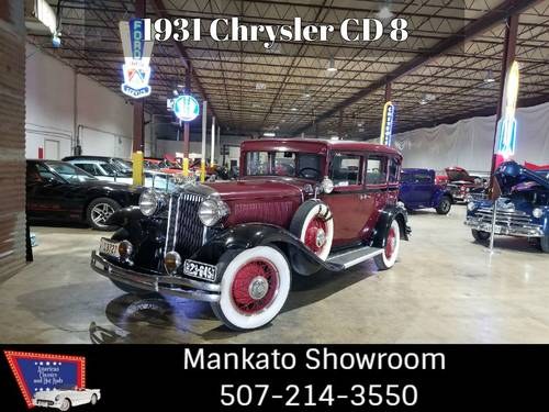 1931 Chrysler C D 8 Sedan  In vendita