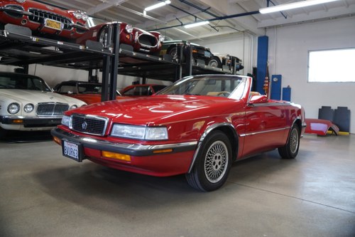 1989 Maserati Chrysler TC with 30K original miles SOLD