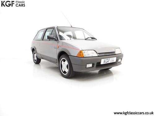 1990 A rare Citroen AX GT with 29,577 miles and totally preserved SOLD