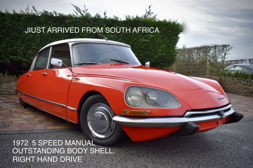 Citroen DS 20/S 1972 RHD 5 speed  South Africa For Sale