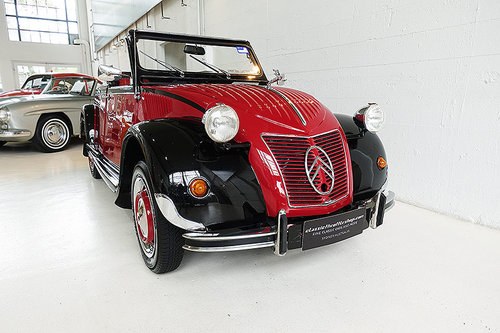 1977 super rare, built by Hoffmann, Charleston Red with Black SOLD