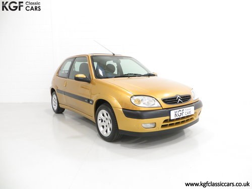 2001 An Unmodified Citroen Saxo VTR with 52,519 Miles SOLD