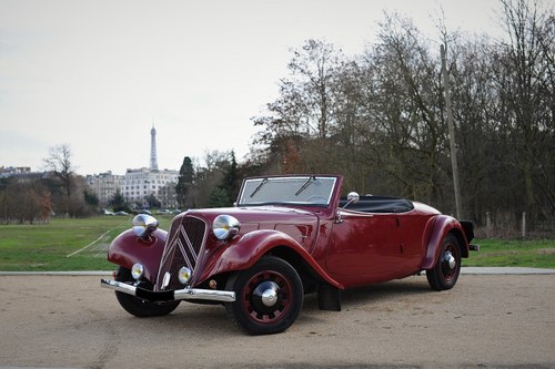 1938 – Citroën Traction 11 B Cabriolet For Sale by Auction