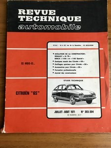 Citroen GS French Workshop Manual Revue Technique In vendita