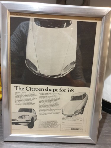 Original 1967 Citroen ID19 Advert SOLD