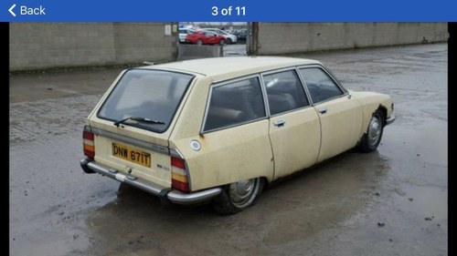 remains of gs citroen 1978 For Sale