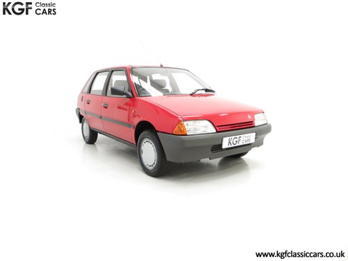 1989 A Super Rare Phase 1 Citroen AX 11RE with 39,280 Miles SOLD