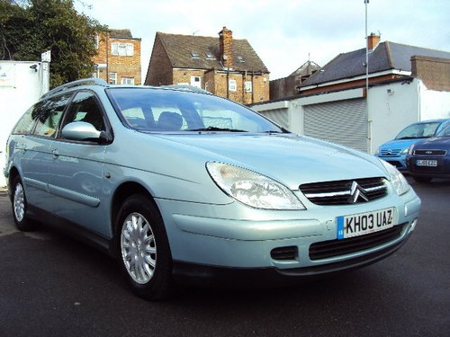 2003 Citroen C5 HDI SX – ONE OWNER FROM NEW – WITH EXCELLENT S/H SOLD