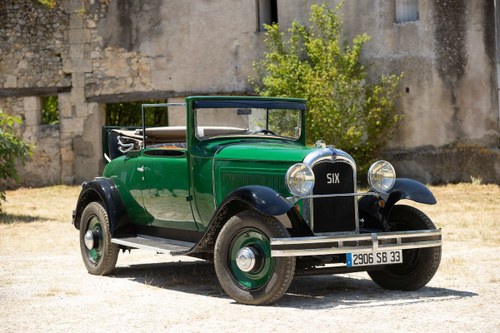 1931 Citroën C6 F cabriolet No reserve For Sale by Auction