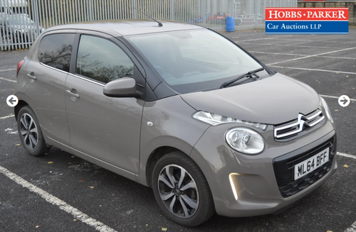 2014 Citroen C1 Flair 41,958 Miles For auction 17th For Sale by Auction