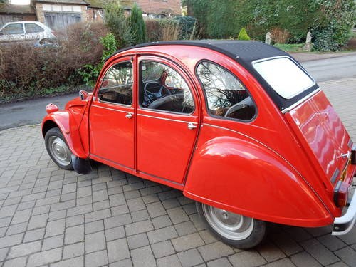 Red 2cv Special 1987 SOLD
