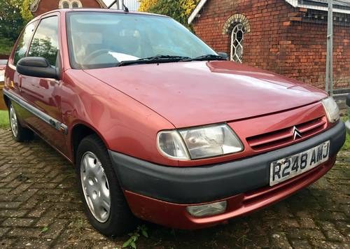 1997 Citroen 1.4 VSX BARN FIND PROJECT FSH becoming very rare now SOLD