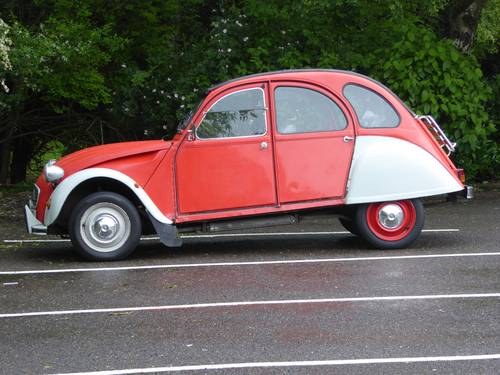 1987 Red and grey 2CV daily runner For Sale