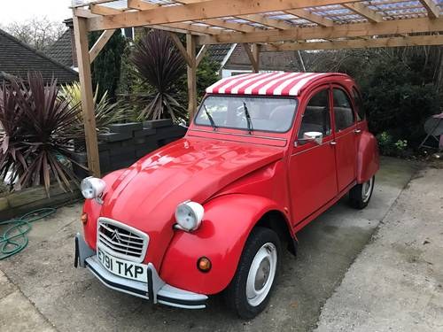 2 CV6 Special Red 1987 13,882 miles  For Sale