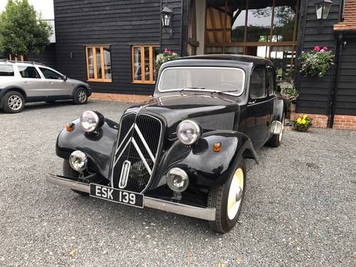 1953 Citroen Traction Avante 11B At ACA 26th August  SOLD