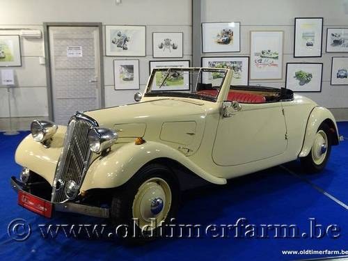 1934 Citroën Traction Avant Cabriolet '34 In vendita