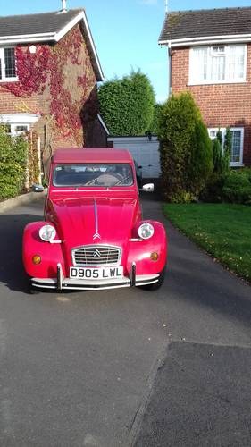 1986 2CV Red Galvanised Chassis Full Mot Low Milage For Sale